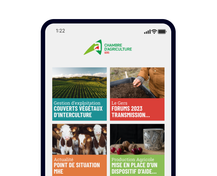 app mobile Chambre d'Agriculture du Gers