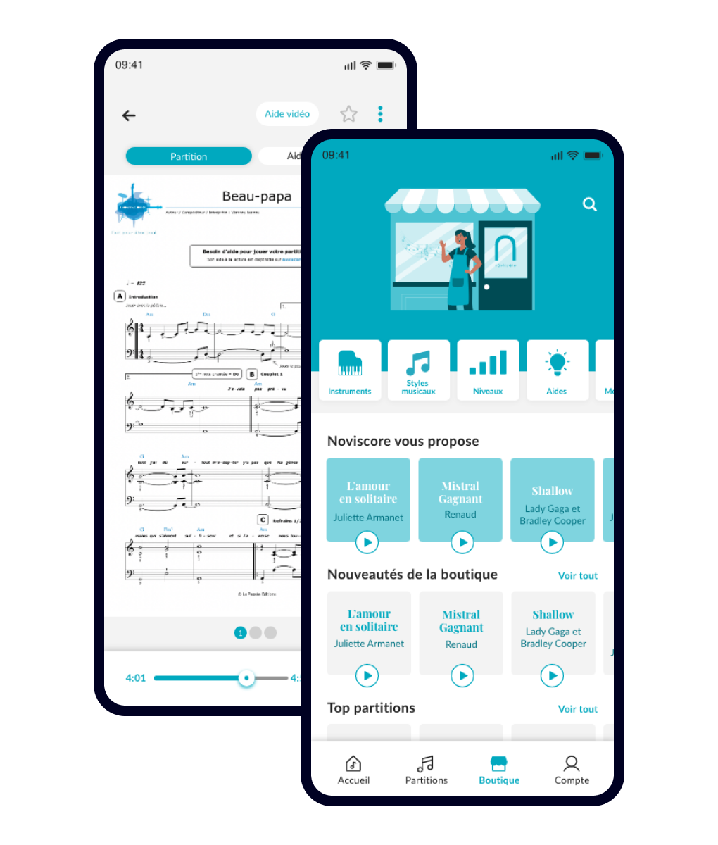 noviscore App Mobile en bref